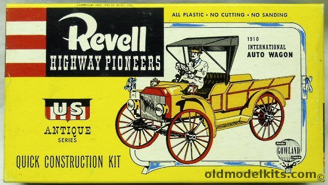 Revell 1/32 1910 International Auto Wagon - Highway Pioneers US Antique Series, H62-89 plastic model kit